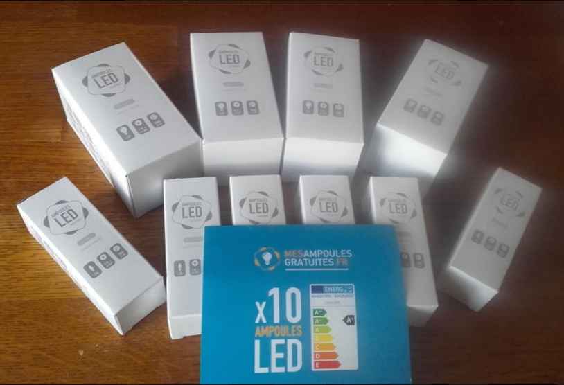 MEGA AFFAIRE! 5 ampoules LED GRATUITES / 25 pour 2€ ! A ne pas rater