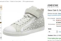 baskets geox en cuir