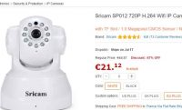 Caméra wifi de surveillance à 21€ port inclus seulement