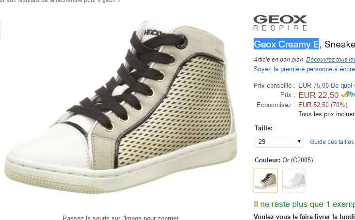 chaussures geox