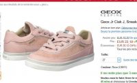 Bonne affaire chaussures sneaker mode geox filles à 22 – 24€