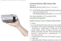 Console Nintendo NES MINI CLassic en précommande à 60€