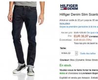 Super prix jeans Hilfiger Hommes entre 32 – 40€ dans les soldes
