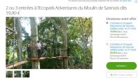 Ecopark Aventures Moulin de Sannois : Billets à prix réduits