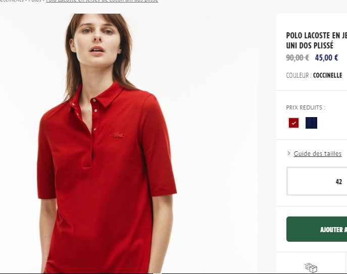 polo lacoste