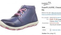 Chaussures cuir superfit pour enfants à 17€ … super affaire