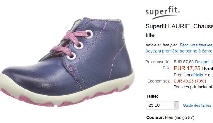 chaussures superfit