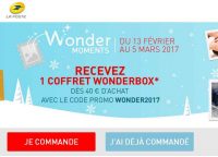 Bon plan timbres : 25€ en carte cadeau wonderbox pour une commande de 40€ sur la boutique de la poste
