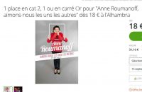 Paris: spectacle Anne Roumanoff à prix réduits