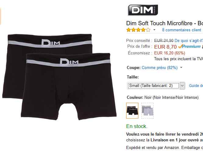 boxer dim soft touch microfibre