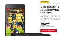 Tablette galaxy tab a6 offerte pour un abonnement à la box sfr