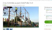 Nord : Parc accrobranche IND UP .. billets pas chers