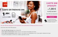 Puce sim prépayée Sfr à 1.99€ avec 10€ de communications incluses