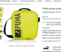 Sacoche Puma pioneer pas chère à 6€