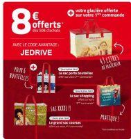 Auchan Drive : code de réduction de 8€ pour 50 d’achats (nouveaux clients) + glaciere offerte