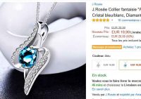 Collier en argent avec pendentif à moins de 10€ (exclu)