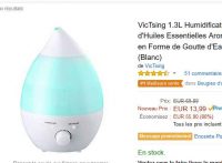 Super affaire : diffuseur huiles essentielles 1.3 litres à 14€