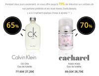 Mega affaire parfum : 70% de réduction sur feelunique les 15-16/09 ( 27€ ck one 200ml par exemple)