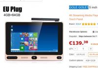 95€ le mini pc windows 4go de ram / 32go de rom ( 129€ avec 64go)