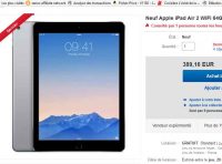 Bon plan Tablette IPAD AIR 2 64go à 390€