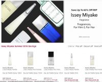 Parfums et eaux de toilette Yssey Miyake pas chers ( Pleats 50ml à 22€ ….)