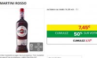 Bon plan Martini qui revient à 2.87€ chez carrefour market