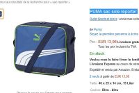 Bon plan sac reporter Puma 19 litres à moins de 14€