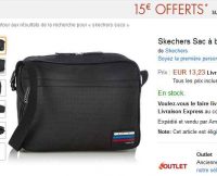 Sac reporter Skechers pas cher à 13€
