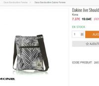 Pas chère , la sacoche DAKINE JIVE à 7.37€ port inclus