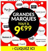 Destockage excedence : articles de marques à 9.99€ ( kaporal , teddy smith, complices …)