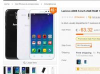 Super affaire : 65€ un smartphone LENOVO 5 pouces, octacoeur , 2go de ram , 16go de rom