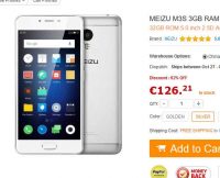 Bon plan smartphone : MEIZU M3S 32go à 126€ ( 200€ en France)