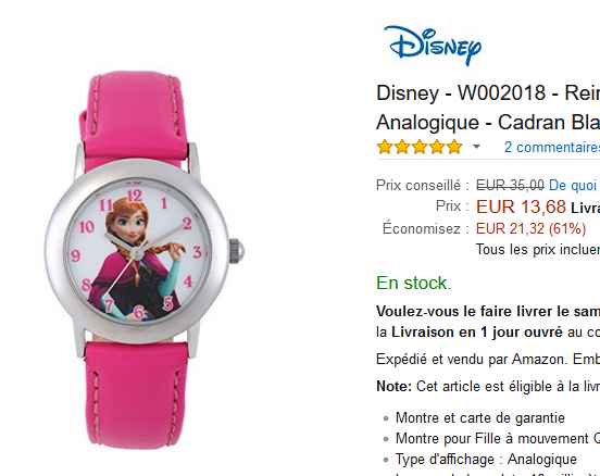 montre disney