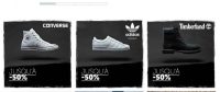 Bon plan chaussures CONVERSE , ADIDAS , Timberland avec plus de 50% de reduction