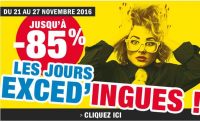 Super affaire mode : 85% de réduction chez excedence