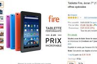 Bon plan tablette : Amazon Fire 8go à 39.9 , 16go à 49.9