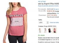Mode : Tee shirt Esprit  pour femmes à 6€
