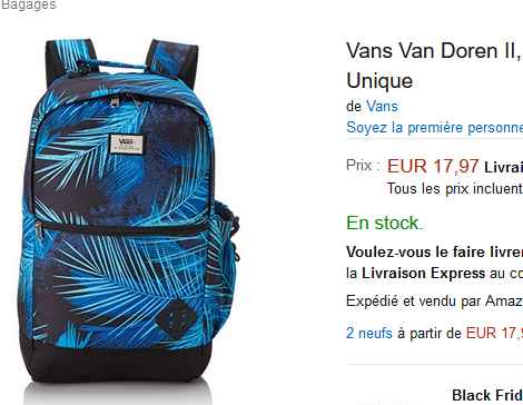 sac à dos vans