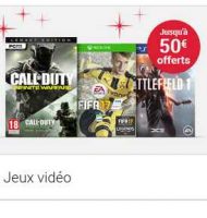 Bonne Affaire! 50€ offerts pour l’achats de 5 jeux sur la fnac (jeux à partir de 20€)