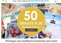 Bon plan photos : 50 tirages pour 2€ port inclus