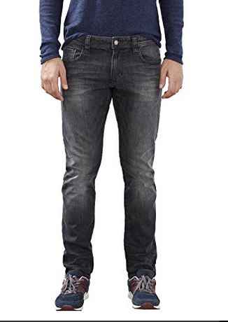 Jeans ESPRIT Da Uomo – Slim Fit, Comfort Elasticizzato, Vita Media, Denim Spesso Medio