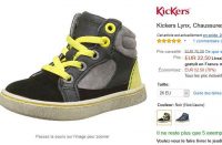Bon plan chaussures Kickers Lynx pour garçons entre 20 et 23€