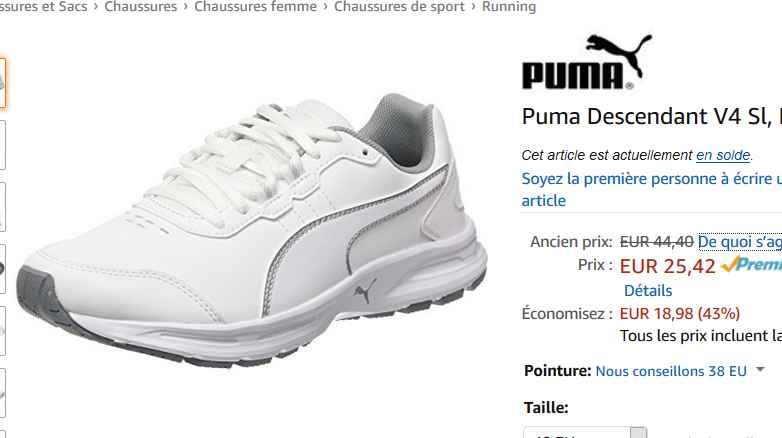 puma descendant v4 caracteristicas