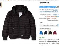 Blouson REDSKINS Sacramento pour enfants (8-16 ans) autour de 20-23€