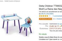 Bureau reine des neiges avec surface effacable + rouleau de papier à 32€