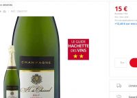 Mega affaire : Champagne qui revient à 3€