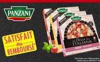 Gratuit : une pizza Panzani 100% remboursée