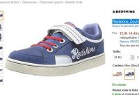 Super affaire : Chaussures Redskins Zoulou enfants entre 12 -15€ (du 31 au 34)