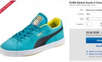 Chaussures hommes en cuir PUMA à 30€ port inclus