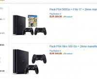 Baisse de prix console ps4 : 249.9€ avec 2 manettes, 289€ avec 2 manettes + 1 jeu